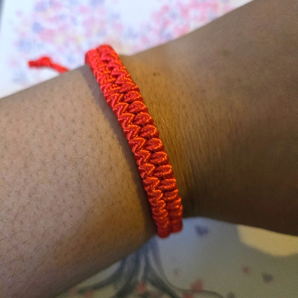 Braided Lucky Red String Bracelet